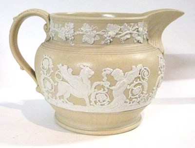 Lot 353 - A large 19th Century stone ware jug with...