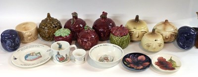 Lot 373 - A quantity of Sylvac pottery jars and covers,...