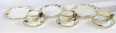 Lot 374 - Group of 19th Century cups and saucers and...
