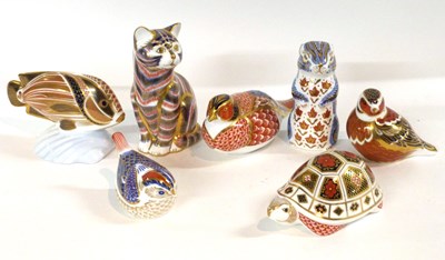 Lot 399 - Quantity of Royal Crown Derby paperweights...