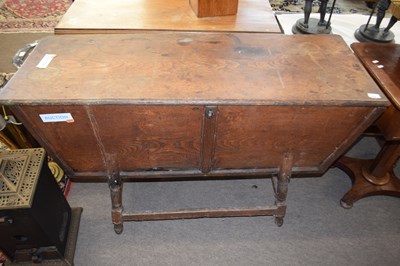 Lot 472 - An early 19th Century oak dough bin with...