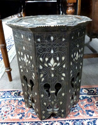 Lot 489 - A Middle Eastern mother of pearl and bone...