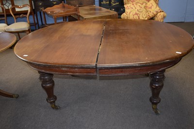 Lot 496 - Large 19th Century mahogany extending dining...