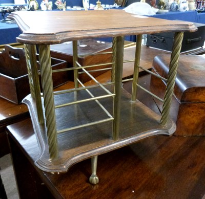 Lot 498 - Late 19th or early 20th Century oak and brass...