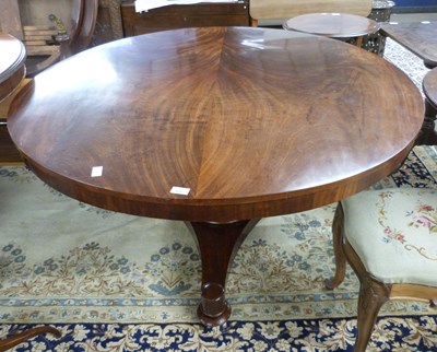 Lot 528 - Large 19th Century mahogany pedestal dining...
