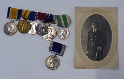 Lot 54 - British medal Group of 6 medals to include...