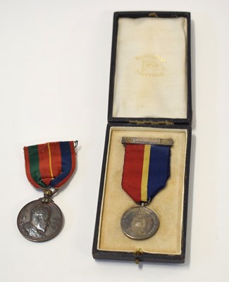 Lot 96 - Cased Royal Marine’s Rifle Association medal...