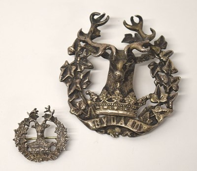 Lot 140 - Two Second World War silver Officers Gordon...
