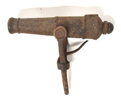 Lot 286 - Georgian 18th century Naval swivell gun/...