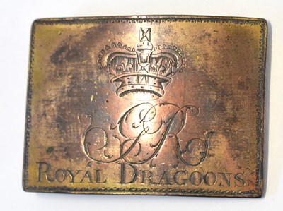 Lot 151 - Very rare, Early Georgian rectangular Royal...