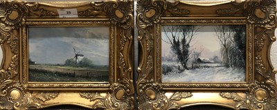 Lot 25 - Alfred Saunders (British 20th Century) A pair...
