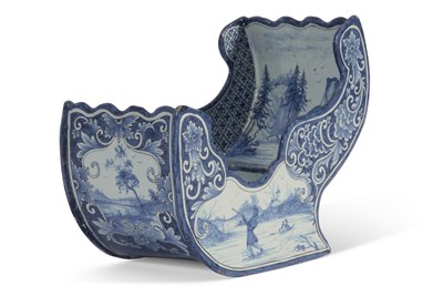 Lot 36 - Dutch Delft Pipe Rack late 19th century...
