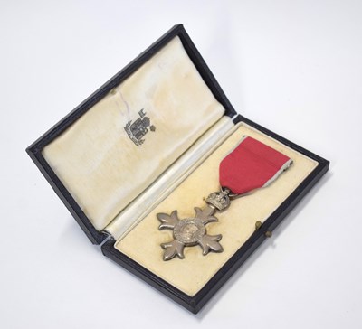 Lot 11 - MBE (civilian) in Royal mint case of issue