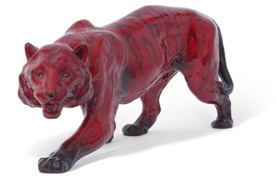 Lot 56 - Royal Doulton Flambe Tiger
