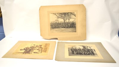 Lot 273 - Three Victorian / Edwardian large photographs...