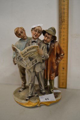 Lot 65 - Capodimonte figure group