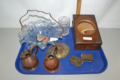 Lot 172 - Mixed Lot: Matchbox covers, small copper jugs,...