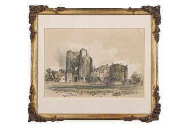 Lot 624 - John Skinner Prout (1805-1876), "Pen y Coed...