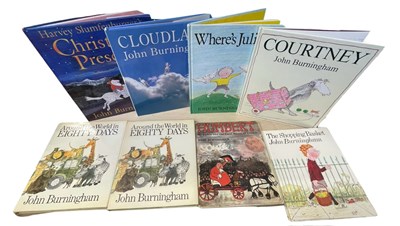 Lot 37 - JOHN BURNINGHAM: 8 First editions: CLOUDLAND,...