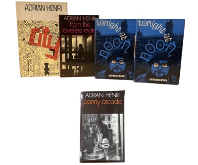 Lot 150 - ADRIAN HENRI: 5 Titles: TONIGHT AT NOON,...