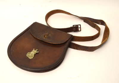 Lot 293 - 20th Century Scottish leather military Black...