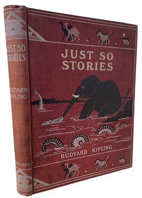Lot 22 - RUDYARD KIPLING; JUST SO STORIES, London,...