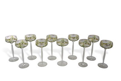 Lot 7 - A set of ten Art Nouveau Thereisenthal...