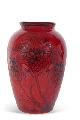 Lot 45 - A large Moorcroft vase of baluster form, early...