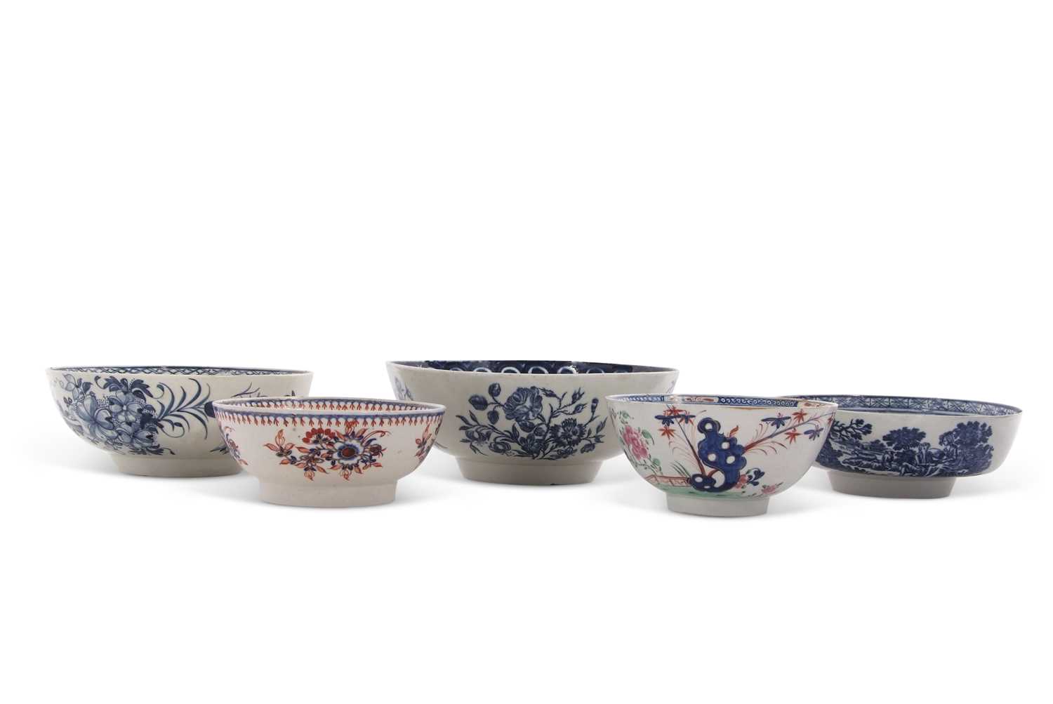 Lot 60 - A collection of 18th Century English porcelain...