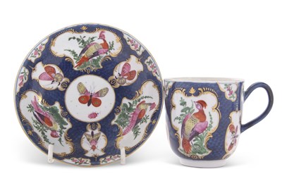 Lot 72 - An 18th Century Worcester porcelain cup and...