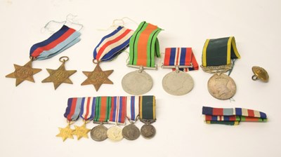 Lot 298 - Second World War medal group to include...