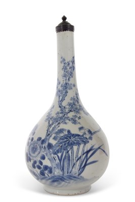 Lot 95 - A Chinese porcelain vase of pear shape...