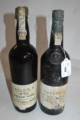 Lot 168 - Taylors 1970 vintage Port and Taylors Quinta...