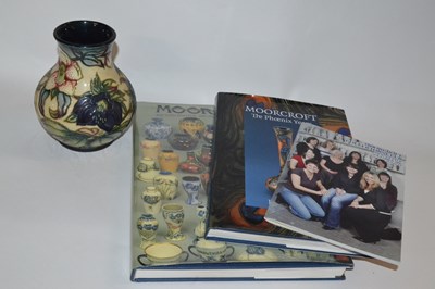 Lot 346 - Moorcroft vase in the Hellebore pattern...