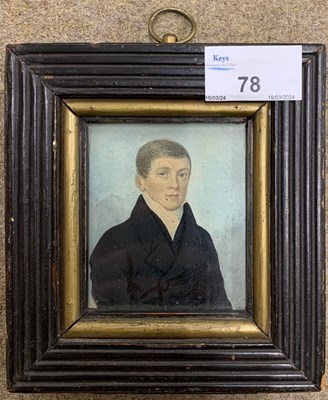 Lot 78 - British School, 19th century, Regency portrait...