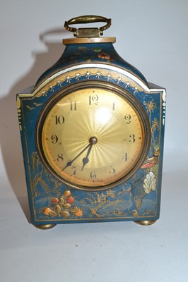 Lot 363 - An early 20th Century mantel clock, the case...