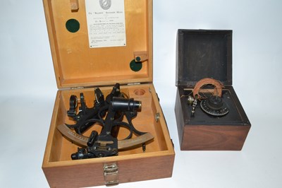 Lot 379 - A boxed Sextant No 67009 from the Hezzanith...