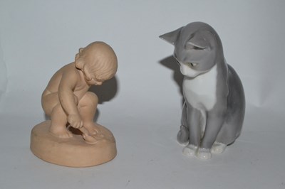 Lot 397 - A Copenhagen Bing & Grondhal model of a cat...