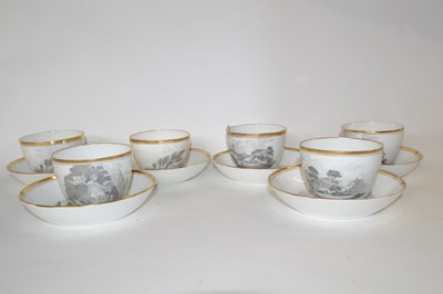 Lot 419 - A group of six early 19th Century cups and...
