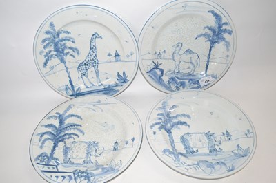 Lot 434 - Group of four Isis Ceramics dishes from the...