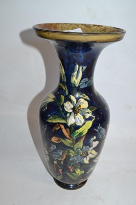 Lot 478 - A Doulton Lambeth faience vase late 19th...