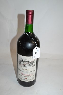 Lot 221 - 1985 Chateau Moulin du Prieur, Bordeaux, one...