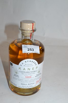 Lot 253 - J J Kurberg Kanep Cannabis Small Batch Vodka -...