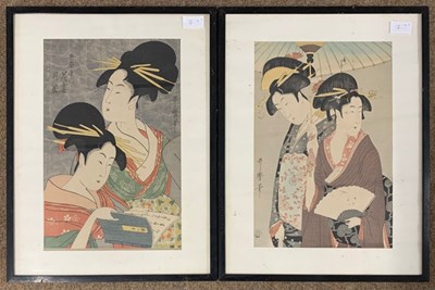 Lot 7 - In the manner of Kitagawa Utamaro...