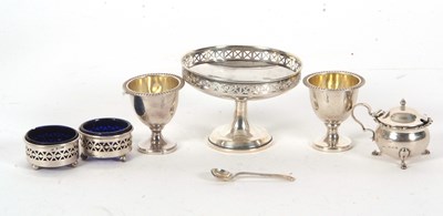 Lot 42 - Mixed Lot:  George V small tazza, hallmarked...