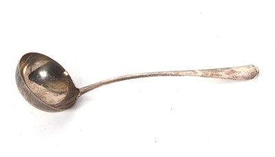 Lot 50 - A George V Hanovarian rat tail pattern soup...