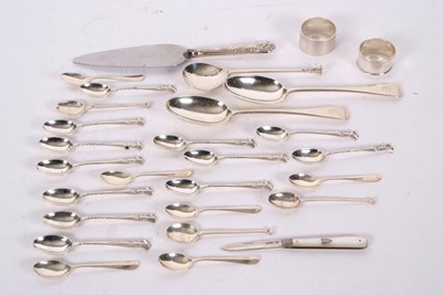 Lot 103 - A pair of Victorian Old English silver pattern...