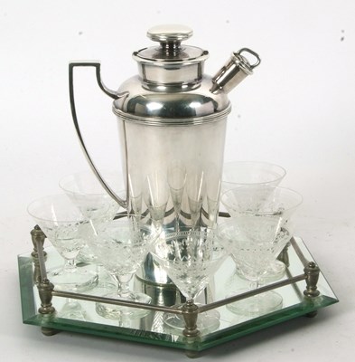 Lot 169 - An Art Deco Roberts & Belk silver plated...