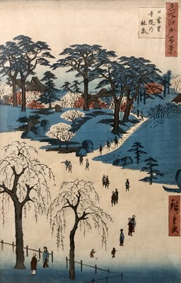 Lot 39 - Japanese 'Hiroshige' original handcoloured...