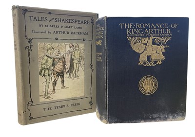 Lot 614 - Rackham Illust: Tales from Shakespeare and Romance of King Arthur